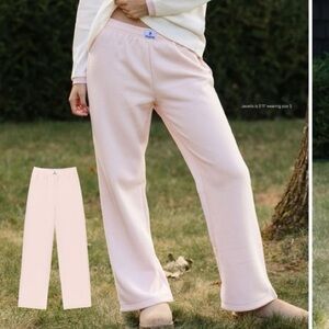 New PARKE Heritage Collection Boxer Sweatpants in Rose Pink